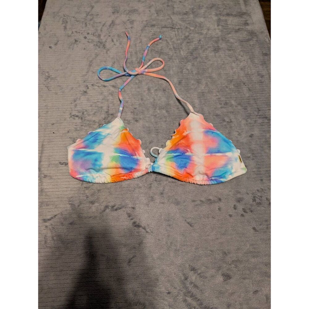 Victoria's Secret PINK SWIM Size M Triangle String Bikini Top